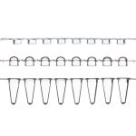 Strips of 8 low profile tubes w/flat caps (250 tube strips)