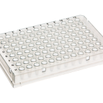 96 10pk/cs,flat top full skirt-WELL PLATE, Nat.
