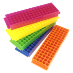 80 well microtube rack Flour.colors/fl assorted(5 UNITS)