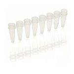 Strips of 8 tubes w/ flat caps (250 strips per box)