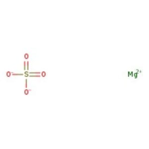 Magnesium sulfate- dried- contains ca 1-2 mol water of